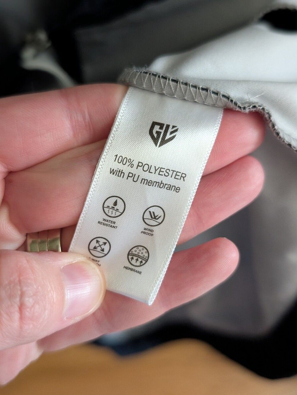 Graham Luxe XL Colorblock Hooded Golf Jacket Windbreaker Full Zip - Picture 6 of 6